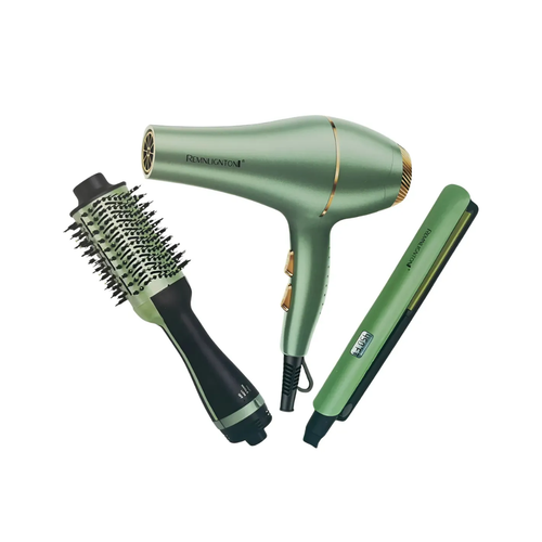 Combo Aguacate: Plancha + Cepillo + Secador