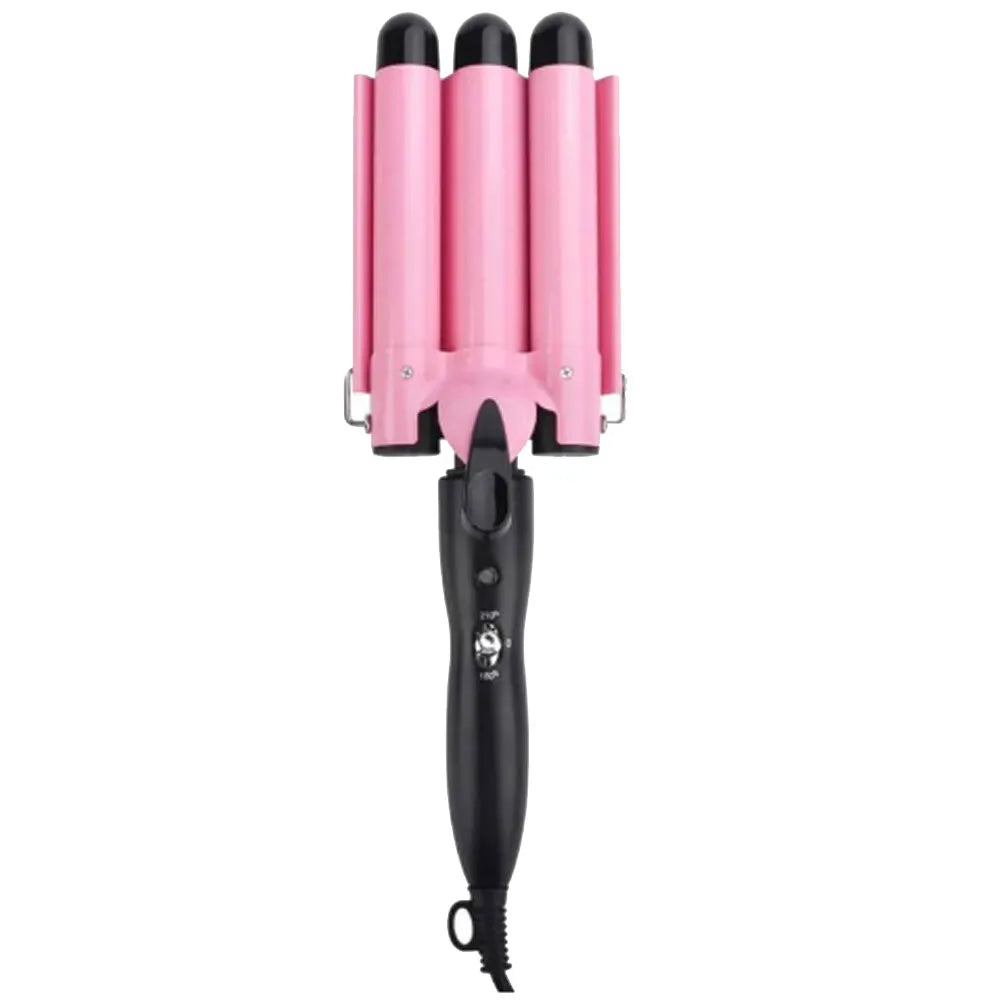 Cepillo secador + Pinza Onduladora 3 Tubos